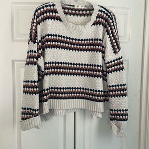 Vonmaur Chenille Like High Low Sweater Junior Dept.